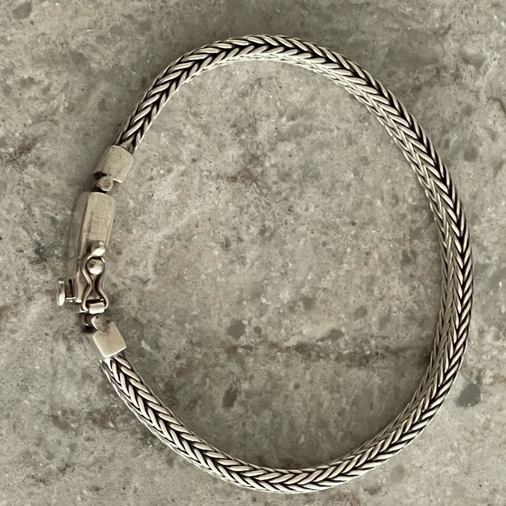 Silver Bracelet with Clasp